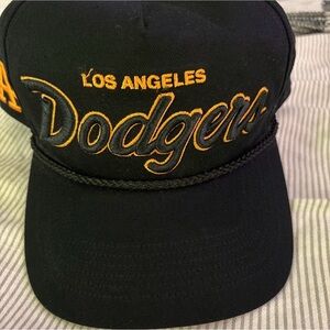 Los Angeles Dodgers MM Crosstown Script ‘47 Hitch Hat - Black/Orange